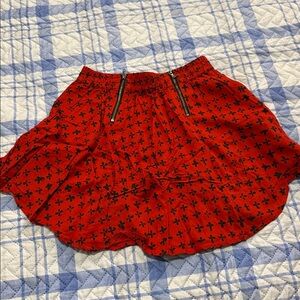 37. Vans Red Skirt